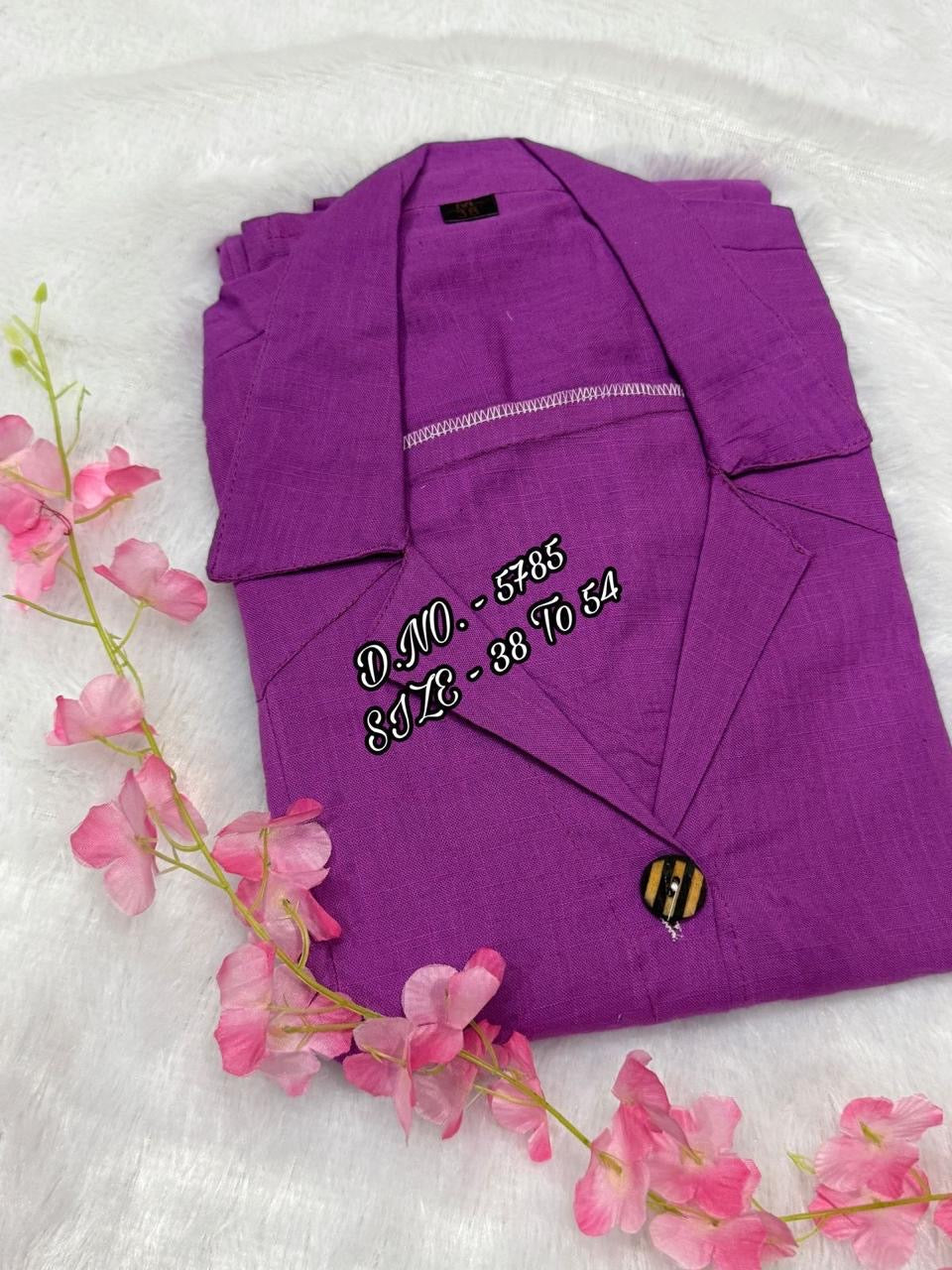 Pure Cotton Khaadi ( Slub / Flex ) Fabric 1 Piece Set.