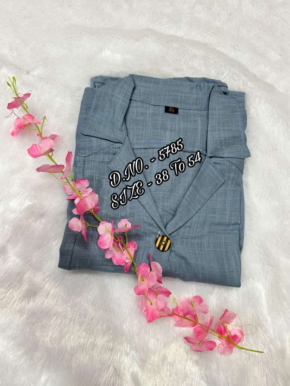 Pure Cotton Khaadi ( Slub / Flex ) Fabric 1 Piece Set.