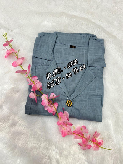 Pure Cotton Khaadi ( Slub / Flex ) Fabric 1 Piece Set.