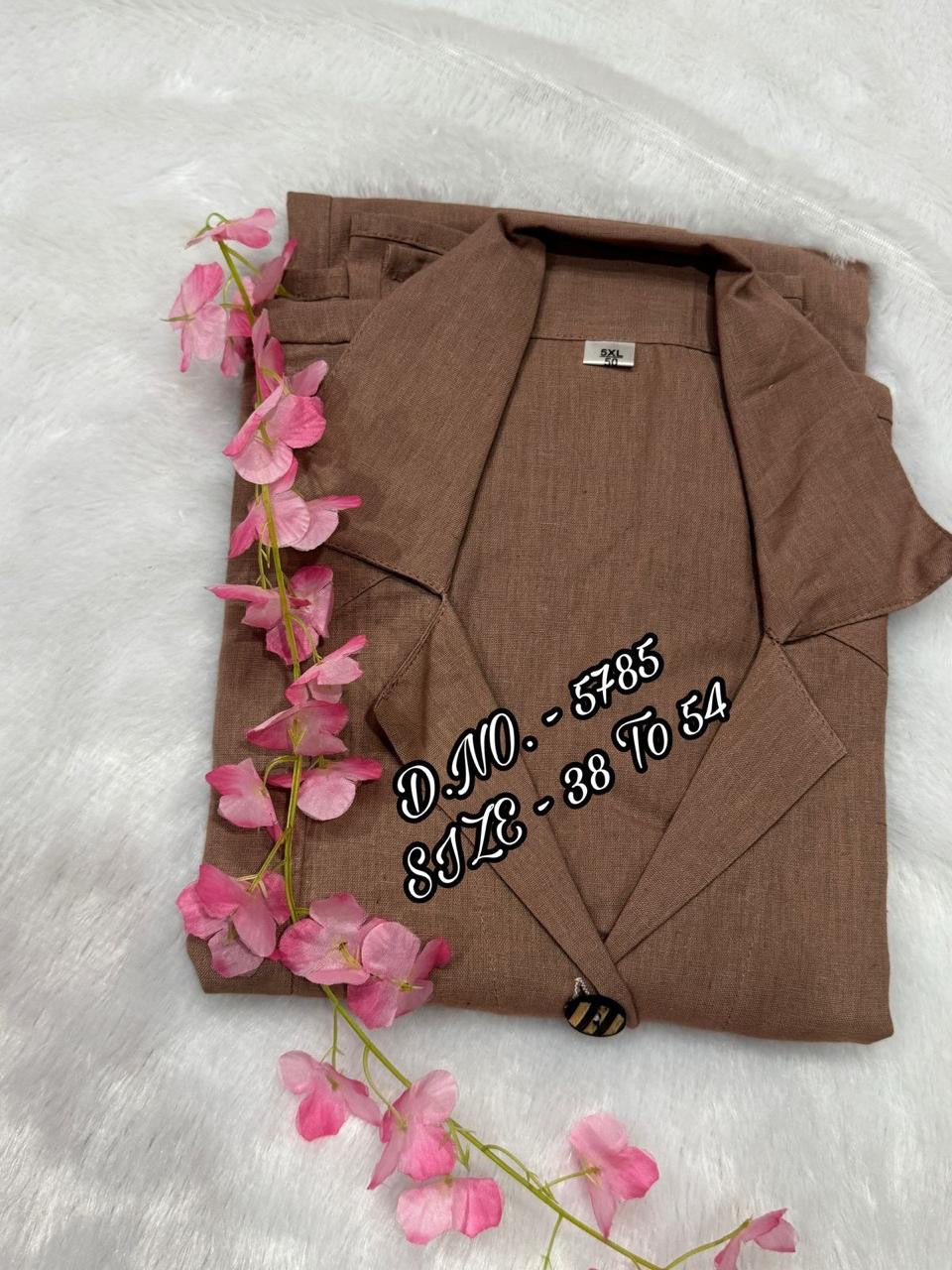 Pure Cotton Khaadi ( Slub / Flex ) Fabric 1 Piece Set.