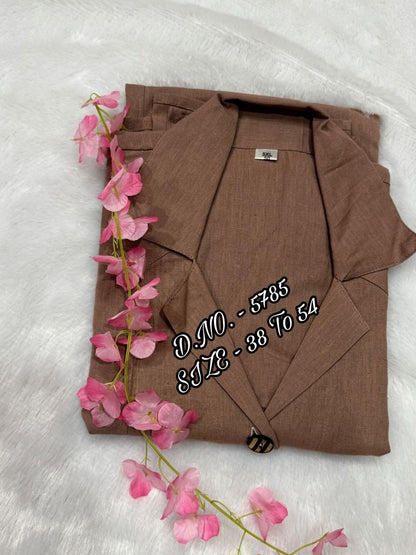 Pure Cotton Khaadi ( Slub / Flex ) Fabric 1 Piece Set.