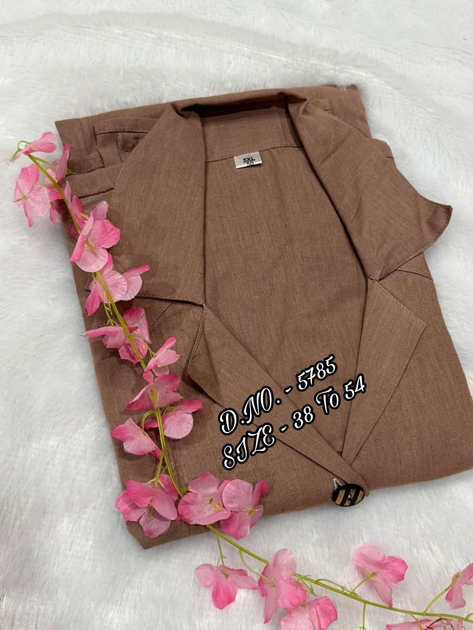 Pure Cotton Khaadi ( Slub / Flex ) Fabric 1 Piece Set.