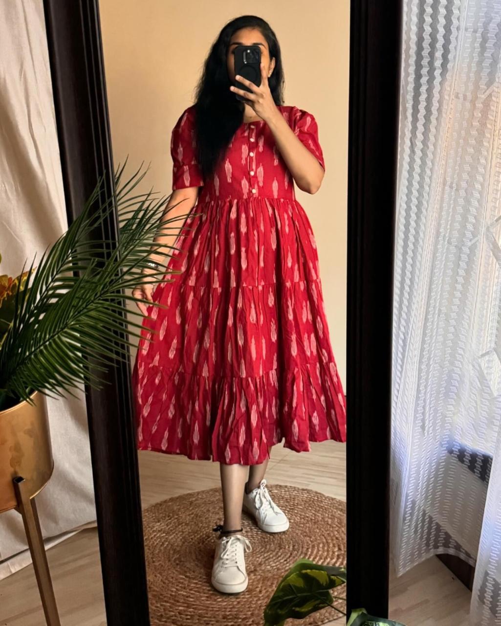 Trendy Rayon 14 Kg Printed Long Gown Kurta – Premium Daily Wear