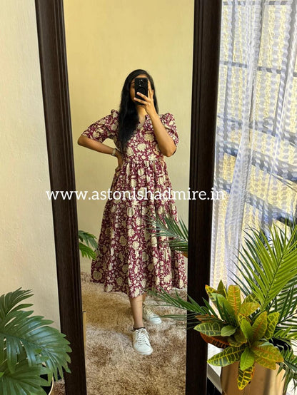 Trendy Rayon 14 Kg Printed Long Gown Kurta – Premium Daily Wear