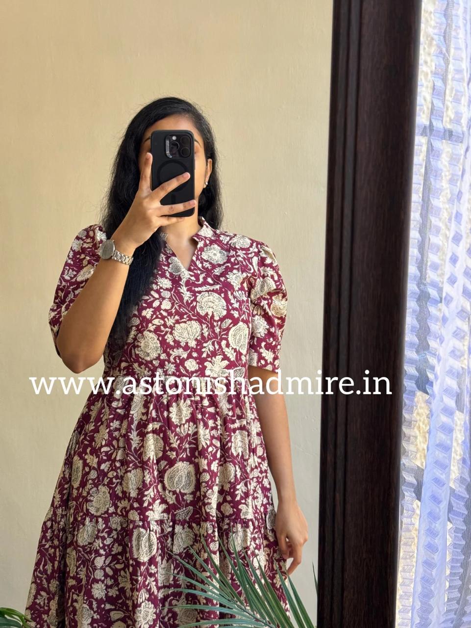 Trendy Rayon 14 Kg Printed Long Gown Kurta – Premium Daily Wear