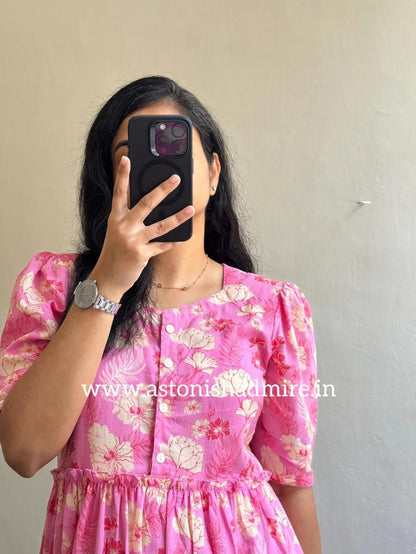 Trendy Rayon 14 Kg Printed Long Gown Kurta – Premium Daily Wear