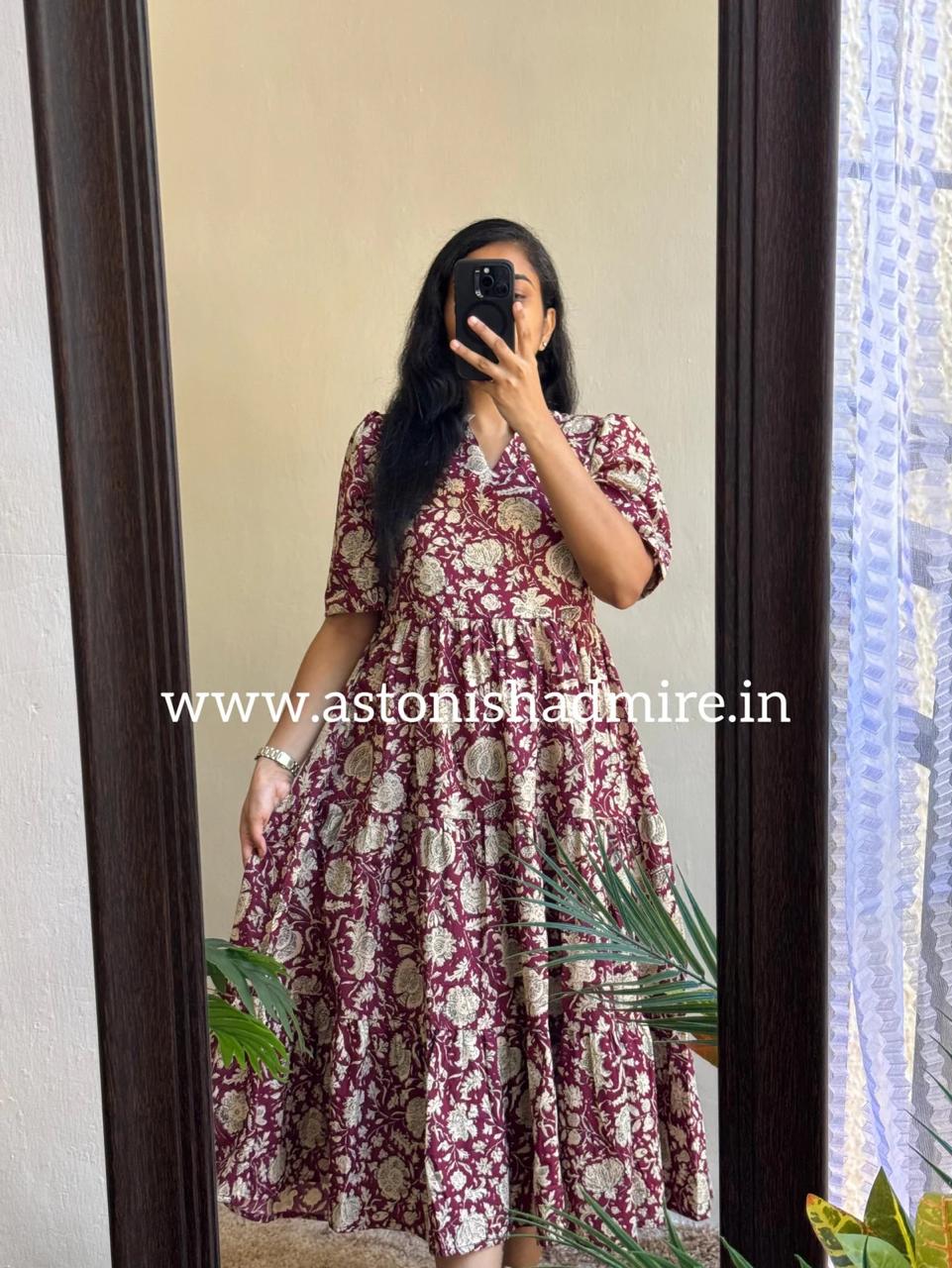 Trendy Rayon 14 Kg Printed Long Gown Kurta – Premium Daily Wear