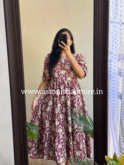 Trendy Rayon 14 Kg Printed Long Gown Kurta – Premium Daily Wear