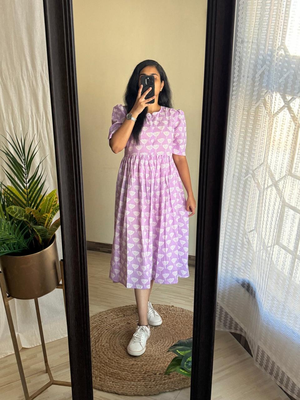 Trendy Rayon 14 Kg Printed Long Gown Kurta – Premium Daily Wear