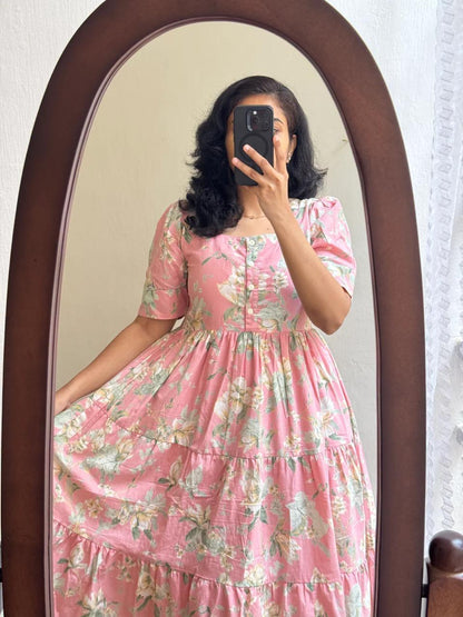 Trendy Rayon 14 Kg Printed Long Gown Kurta – Premium Daily Wear