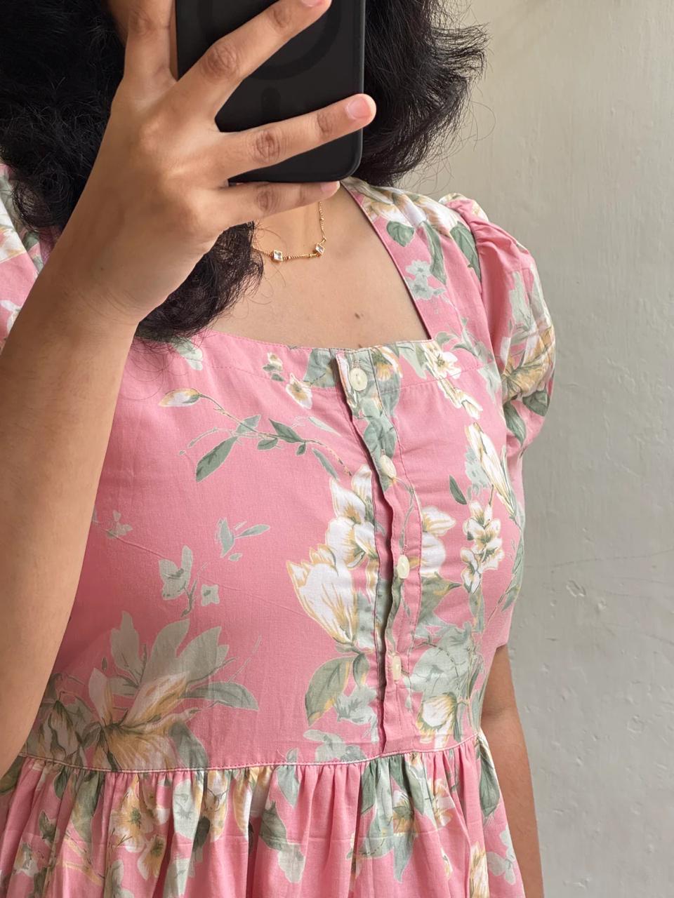 Trendy Rayon 14 Kg Printed Long Gown Kurta – Premium Daily Wear