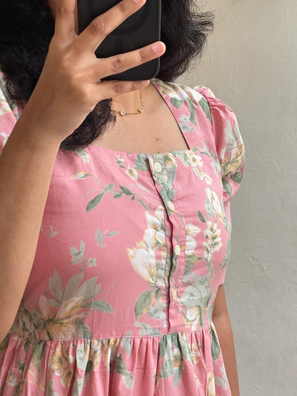 Trendy Rayon 14 Kg Printed Long Gown Kurta – Premium Daily Wear