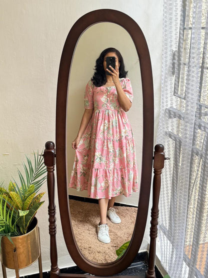 Trendy Rayon 14 Kg Printed Long Gown Kurta – Premium Daily Wear