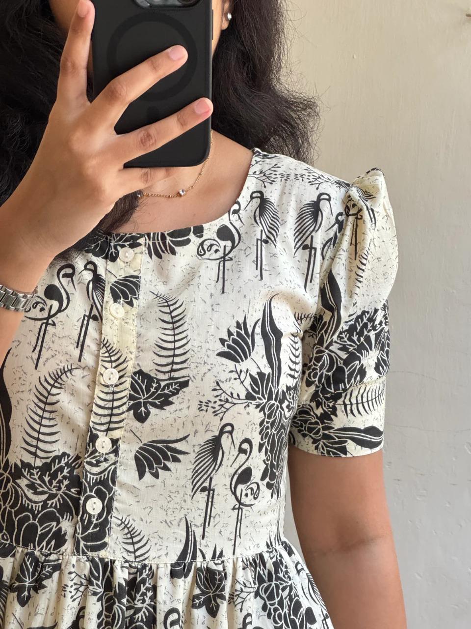 Premium 14 Kg Rayon Printed Gown Kurti for Women – Trendy & Comfortable