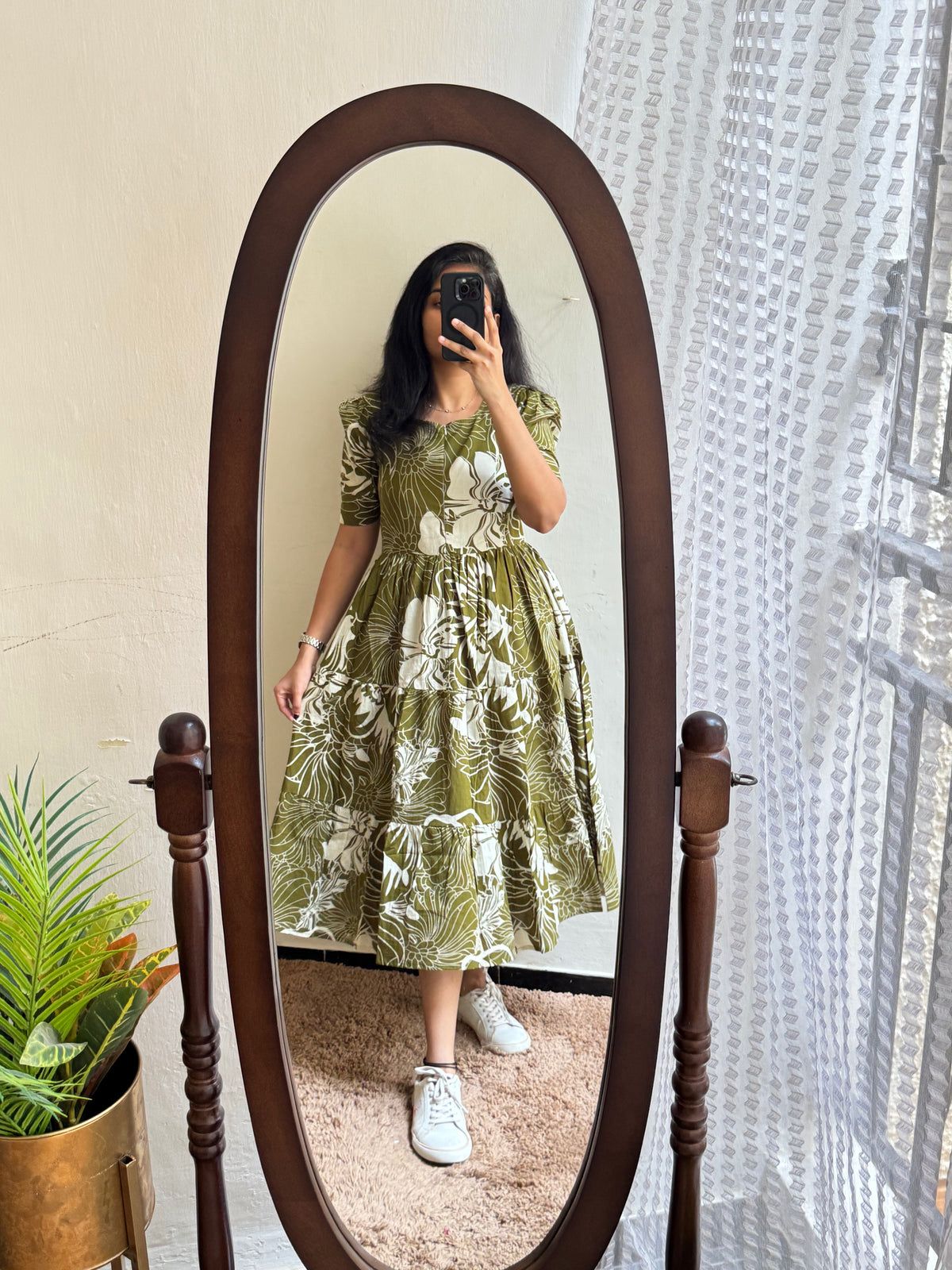 Comfort Fit Printed Rayon Gown Kurta | High Quality 14 KG Fabric