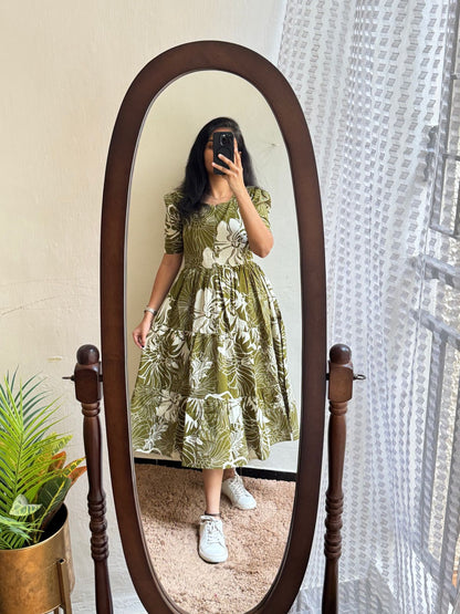 Comfort Fit Printed Rayon Gown Kurta | High Quality 14 KG Fabric