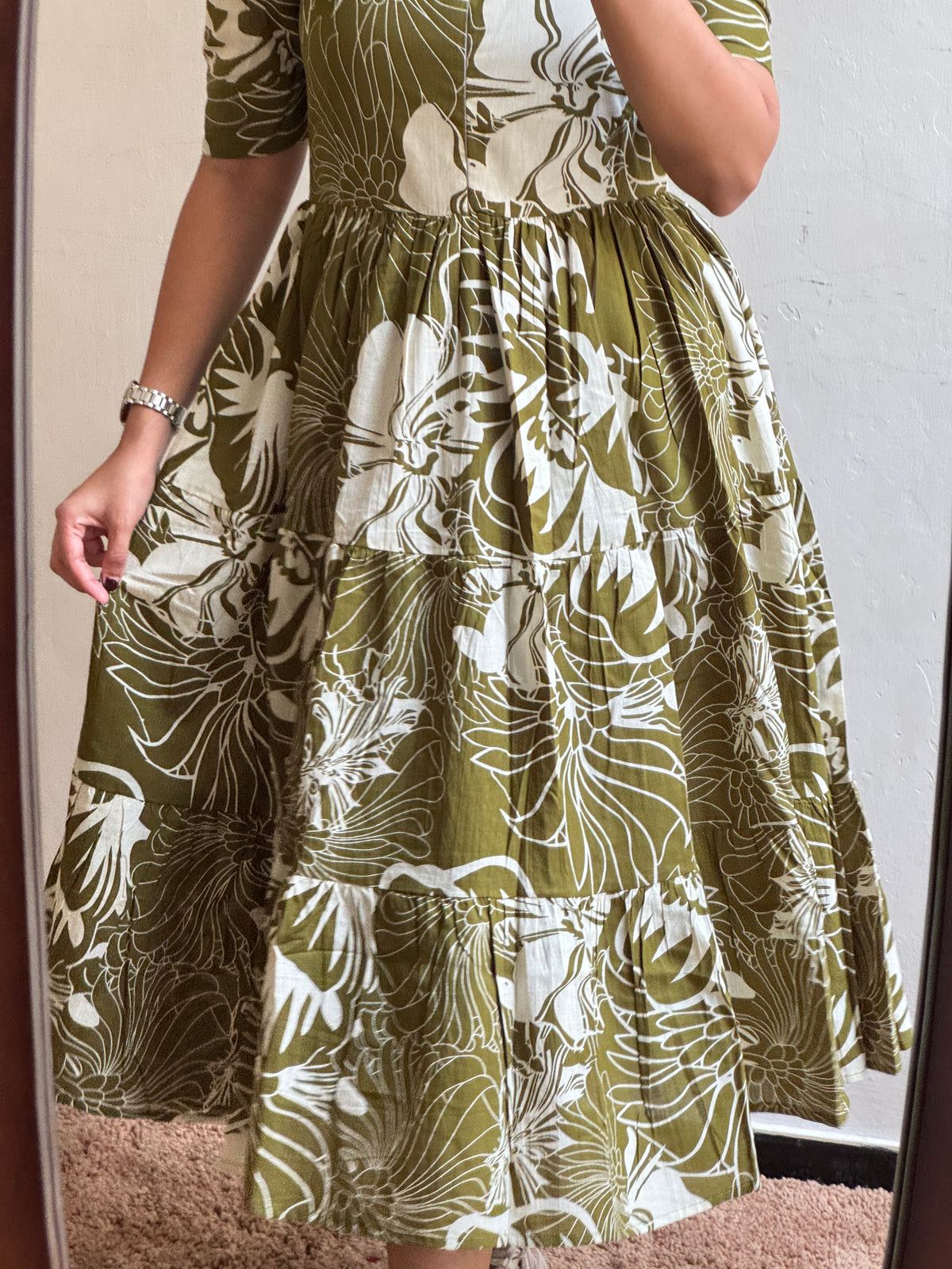 Comfort Fit Printed Rayon Gown Kurta | High Quality 14 KG Fabric