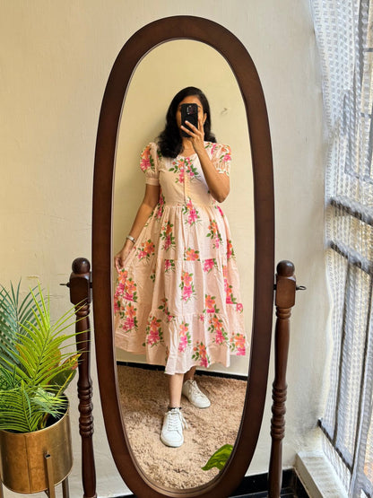 Comfort Fit Printed Rayon Gown Kurta | High Quality 14 KG Fabric