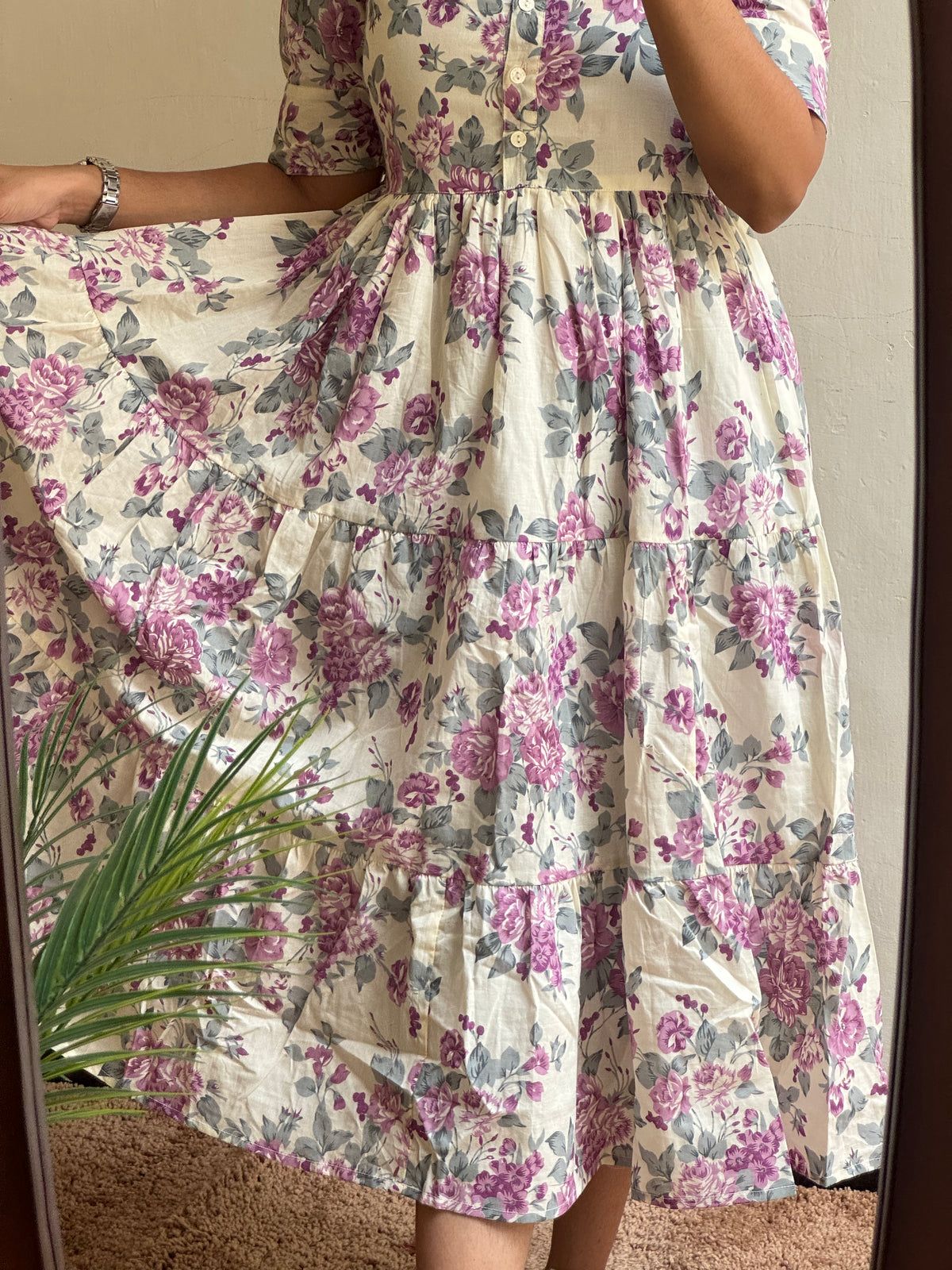 Comfort Fit Printed Rayon Gown Kurta | High Quality 14 KG Fabric