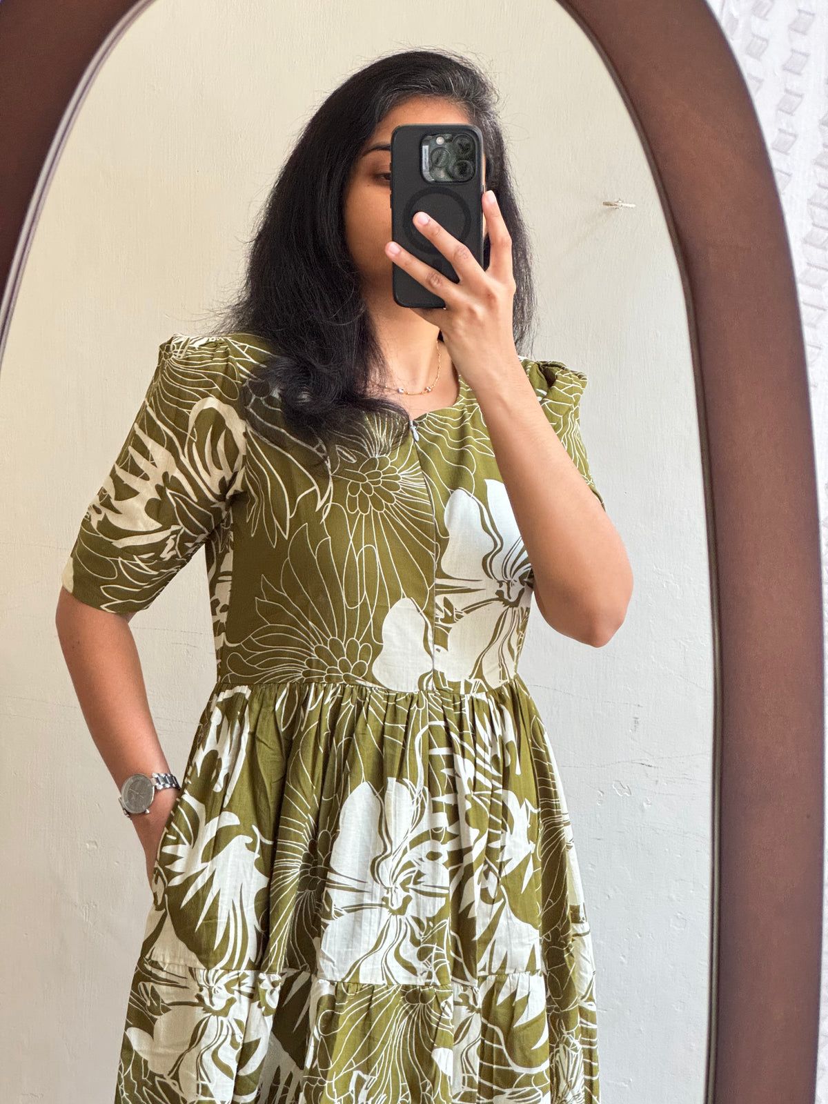 Comfort Fit Printed Rayon Gown Kurta | High Quality 14 KG Fabric