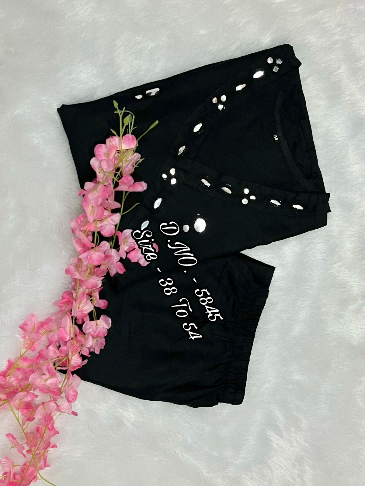 Beautiful Heavy Rayon 14Kg Floor-Length Gown Kurti with Mirror Foil Aari Work