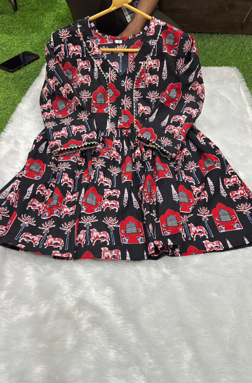 Cotton Cambric Topper for Women | Lightweight Casual Wear